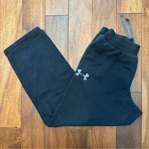 Under Armour Mens Loose Fleece Pant. Black. Size XLT. XL Tall. Long. Sweatpants